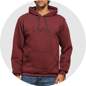 25116 Moletom Capuz Violacoes Bordado