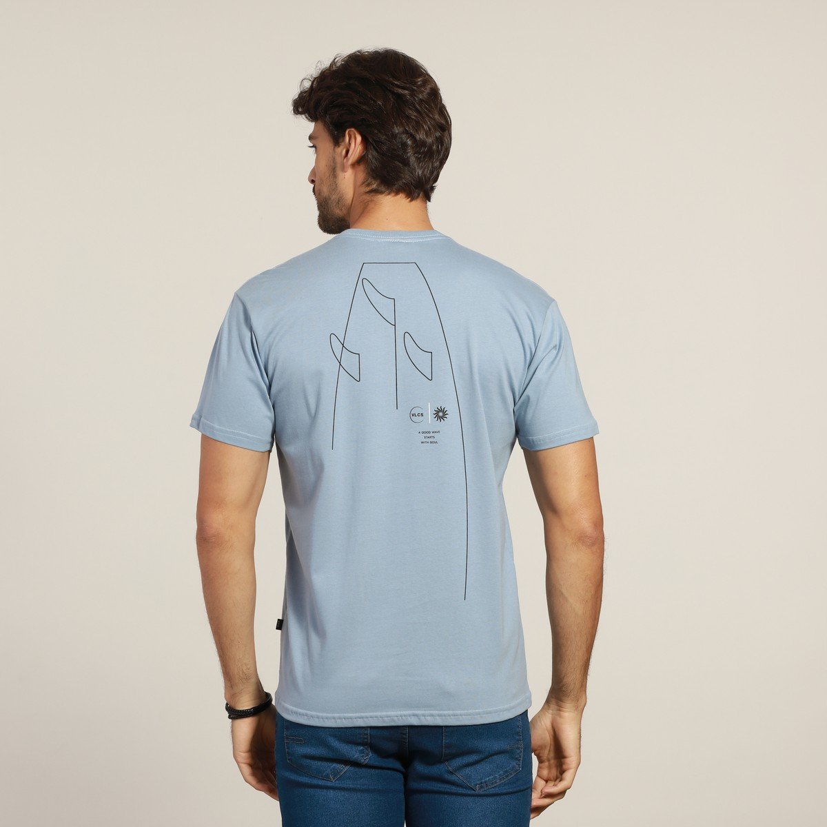 Camiseta Masculina VLCS Prancha - Conforto e Surf
